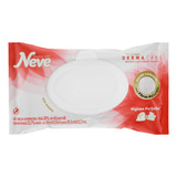 Toalha Lenço Umedecido Neve Toque De Seda Aloe Vera 48unid