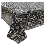 Toalha Mesa 8 Lugares Plástica Pvc Térmica 2,50x1,40 Premium