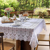 Toalha Mesa Retangular 8 Lugares Clássica 150x250cm Branca