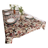 Toalha Mesa Térmica Plástica Impermeável 8 Lugares 1,40x2,90