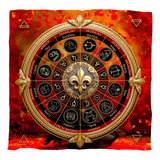 Toalha Para Tarô Lenormand 100% Mulher Magia Feminina Tarot
