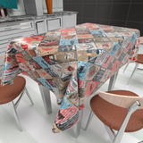 Toalha Plástica Térmica Varias Estampas 2,2 X 1,4m 6 Lugares