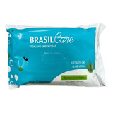 Toalha Umedecida Brasil Care 50un Lenco Umedecido Lencinho