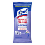 Toalhetes Desinfetantes Lysol  Brisa Da Manhã Pacote 36 U