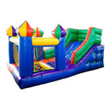 Tobogã Inflável C/ Piscina Bolinha E Motor + 1.000 Bolinh