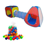 Toca Barraca Infantil 3 Em 1 Com Túnel +brinde