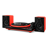 Toca Discos Estéreo Vermelho Gemini Tt-900br