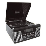 Toca Discos Vinil Vitrola Retro Crosley 26.892 Classic Cor Preto Bivolt