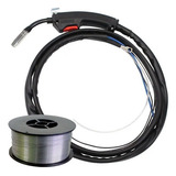 Tocha Mig 195a 2 Metros + 1 Kg Rolo Arame 0,8mm S/ Gás