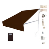 Toldo 2em1 Retrátil Comercio Completo 2,00x2,50 Tubos+braços