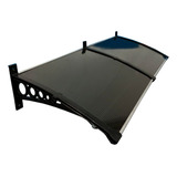 Toldo Policarbonato 1,00x0,50m Em 2 Placas De 50