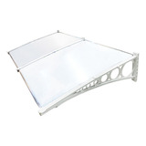 Toldo Policarbonato 1,40x1,00m - Abs Modular Portas Janelas