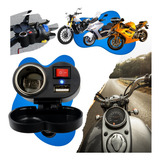 Tomada 12v Usb 5v Moto Carregador