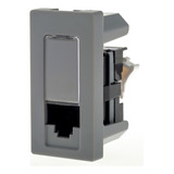 Tomada Dados Rj45 Cat5e Cinza Lcs2 Pial Plus+ 615045cz