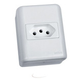 Tomada Externa Sistema X 10a Cor Branco