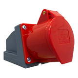 Tomada Industrial Sobrepor 32a 2p+t Soprano Ip44 380/440v 9h