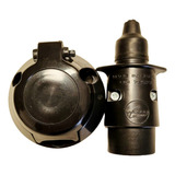Tomada Macho Femea Engate Reboque 6 Pinos Plug Carreta Carro