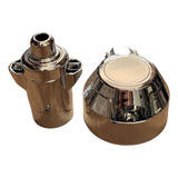 Tomada Plug Fêmea Macho Cromada 6 Polos Engate Carretinha
