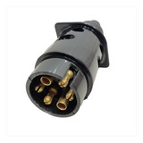 Tomada Reboque Macho Engate Carretinha Plug 6 Polos