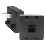 Tomada Telefone Rj-11 Modular 2-vias 1-linha Kit Com 10 Pç