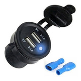 Tomada Veicular / Carregador Usb 12v / 24v Duplo