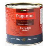 Tomate Paganini Di Pomodori Pelati Em Cubos Sem Pele 2,5kg