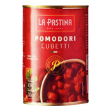 Tomate Sem Pele Em Cubos Pomodori Cubetti La Pastina 400g