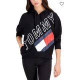 Tommy Hilfiger Blusa De Moleton Feminina Com Capuz Tamanho P