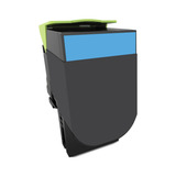 Toner Compatível 808hc 80c8hc0 P/ Impressora Lexmark Cx410 Cx510 Ciano 3.000 Cópias