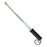Tonfa Bastão Cassetete Retrátil Auto Defesa 47cm Aço Carbono
