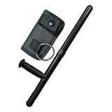 Tonfa Rosqueada + Porta Tonfa Impactus Preto