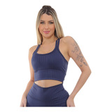 Top Academia 3d Suplex Feminino Cropped