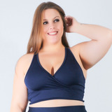 Top Fitness Academia Plus Size Reforçado