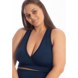 Top Ginastica Plus Size Reforçado Sem