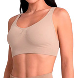 Top Lupo Nadador Feminino Sem Costura Plus Fitness Original