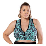 Top Plus Size Feminino Básico Suplex