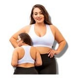 Top Plus Size Fitness Feminino Sem