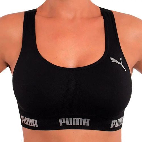 Top Puma Original Feminino Alta Sustenta��o Academia Fitness