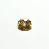 Topázio Imperial Natural Legitimo Ouro Preto Oval 1,75 Cts