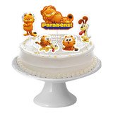 Topo - Topper - Decoração De Bolo - Festa Garfield