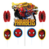Topo - Topper - Decoração De Bolo E V A - Festa Homem Aranha