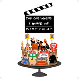 Topo De Bolo Topper De Bolo Aniversário Friends Full