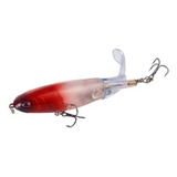 Topwater Popper Bionic Hélice Isca Red