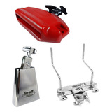 Torelli Rack Duplo + Cowbell 6 Polegadas + Jam Block Grave