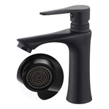 Torneira Banheiro Lavabo Pia Bancada Cuba Inox Preta Metal