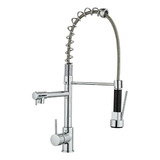 Torneira Cozinha Gourmet Monocomando Com Spray Extensor