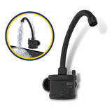 Torneira Eletrica Parede Enerbras Agua Quente Cozinha Preta Acabamento Acetinado Mate 220v