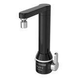 Torneira Eletrônica Puravitta Parede Preta 127v 5500w Hydra