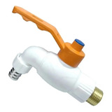 Torneira Esfera Para Jardim E Tanque Home More 1/2 Pol Acabamento Brilhante Cor Branco