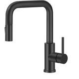 Torneira Gourmet De Pia Bancada Cozinha Misturador Monocomomando Inox Preta Cor Preto Yesop Y-402
